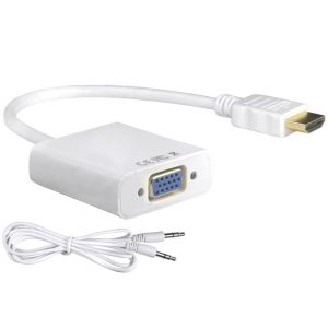 HDMI To VGA Converter cable With Sound