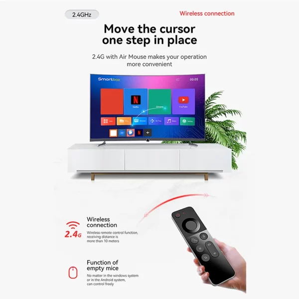 W3 Air Mouse Control Features and buttons