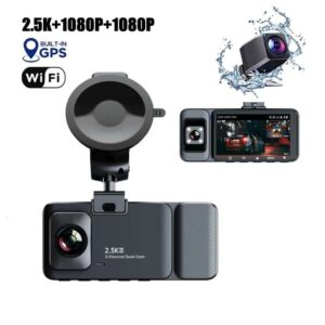 K02 Dash Cam 3 Channel for your car