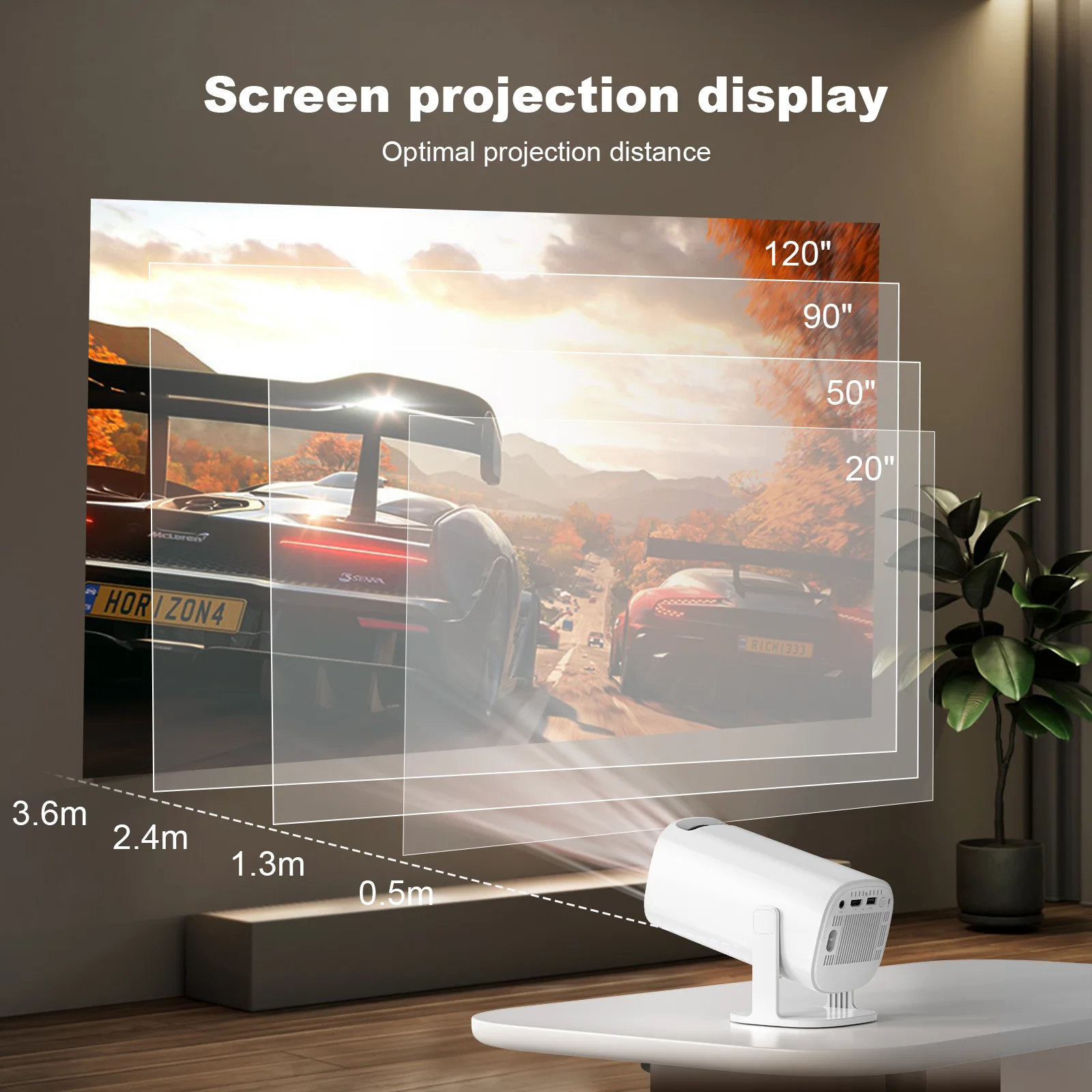 P30 4K Mini Android Projector