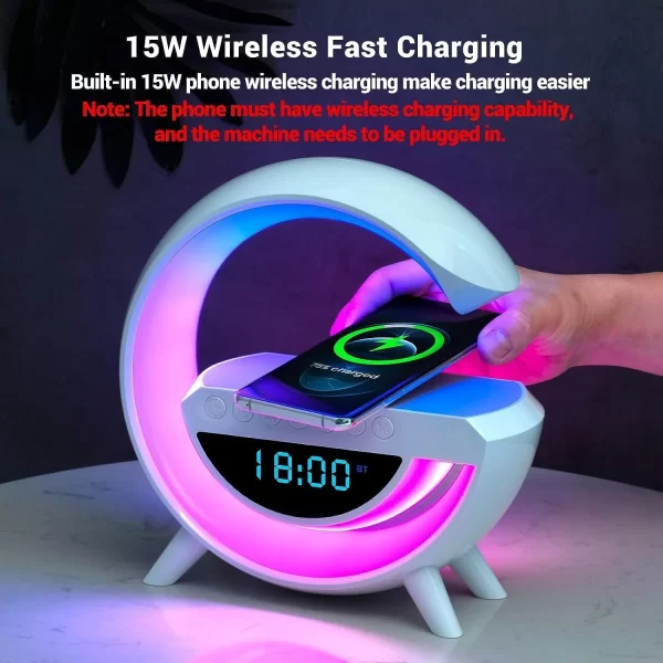 REB Wireless Charger Bluetooth Speaker