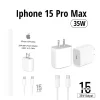 iPhone 15 Pro Max 35W USB C Power Adapter