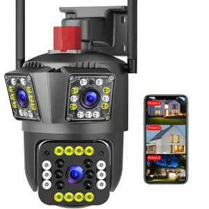 PTZ WiFi Outdoor 6MP Security Camera