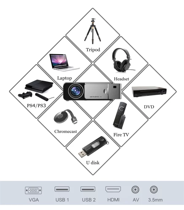 T6 Portable Projector Apps