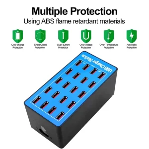 20 Port 100W USB Charging Station