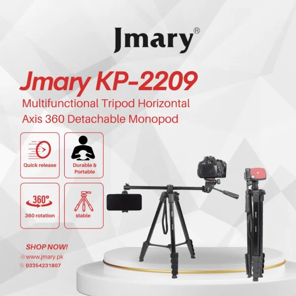 JMARY KP 2209 Horizontal Axis Tripod