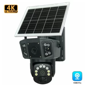 Speedx Solar Dual Lens Security Camera
