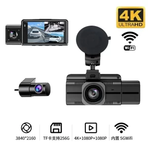 3 Channels Wifi Dash Cam