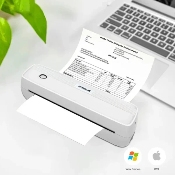 A4 Portable Inkless Thermal Printer